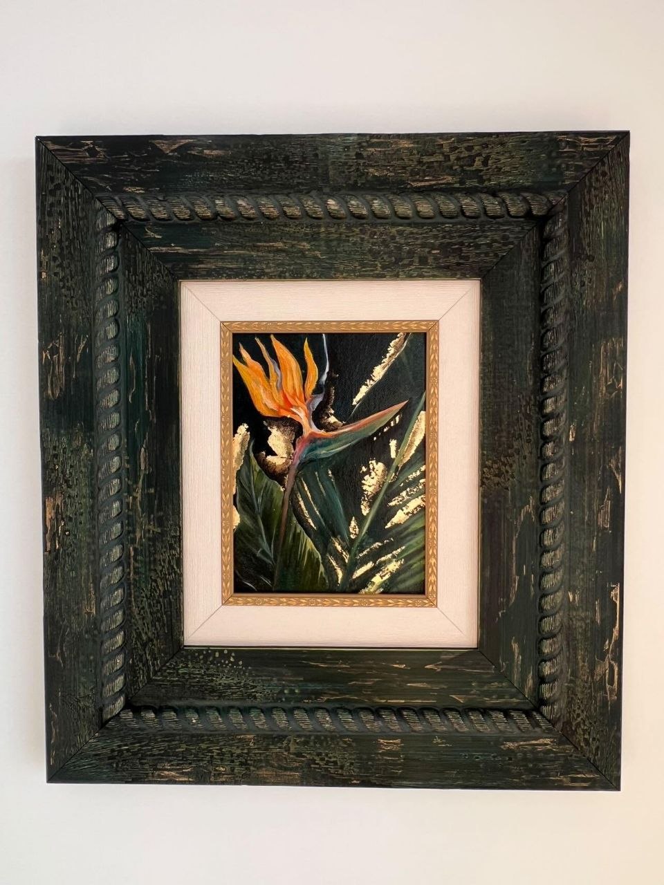 Bird of Paradise in Gold Leaf — photo 1